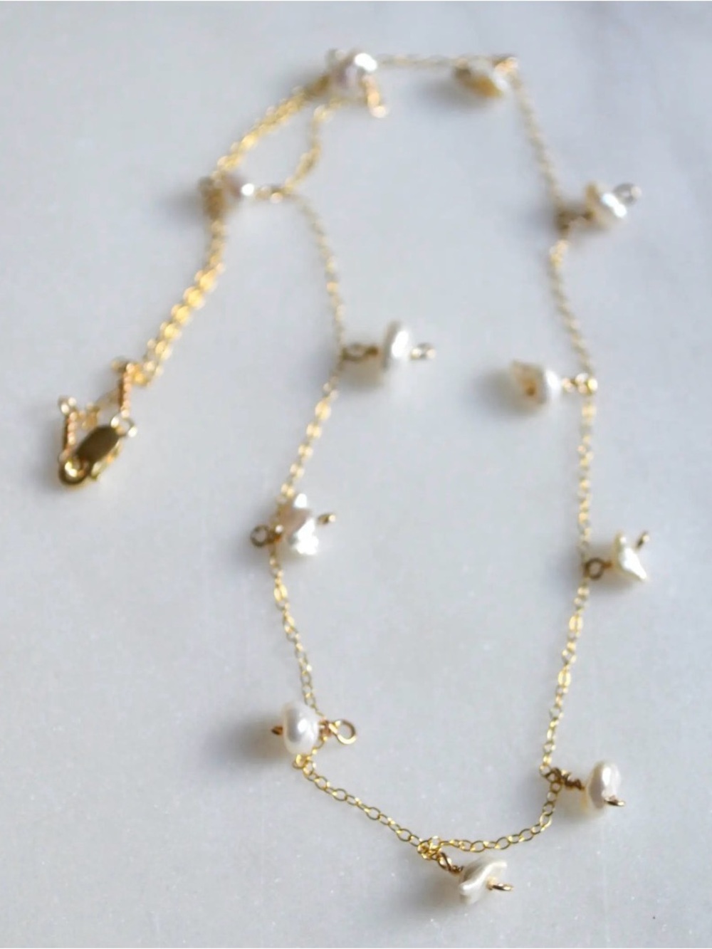 Keshi Pearl Necklace